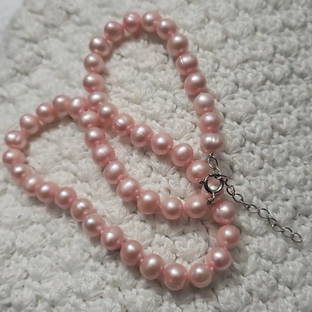 Pink Pearl chocker - Picture 8 of 8